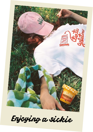 Enjoying a sickie